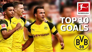 Top 10 Goals Borussia Dortmund 2018/19 - Sancho, Alcacer, Reus & More