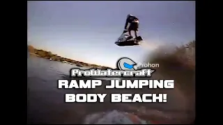 JUMPING Body Beach island on a jetski!