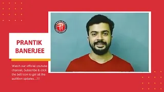 Audition of Prantik Banerjee For Ad Film | Kolkata | Tollywood Industry.com