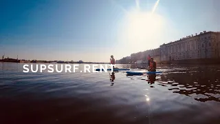 SupSurf.rent утро в Санкт-Птербурге. Прогулка на SUP по рекам и каналам