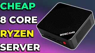 Cheap 8 Core Ryzen Server! | Bosgame P1 Mini PC Review | R7 5700U 32GB DDR4 3200Mhz 1TB NVMe SSD