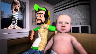 My Baby Let CoilHead Inside My House in Garry's Mod?!