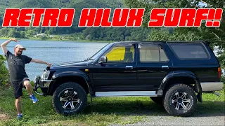 This lifted old-school Toyota Hilux Surf is stunning!!