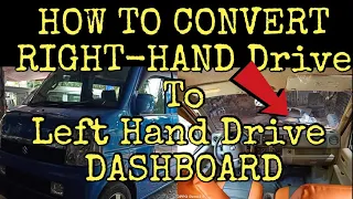 AMAZING CAR DASHBOARD COnversion From Right Hand Drive-Left Hand Drive