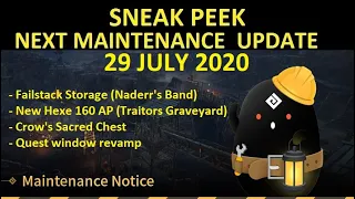 Failstack Storage, Hexe 160 AP, Crow's Sacred Chest (Sneak Peek 29 July 2020) (Time Stamp Available)