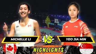 Badminton Yeo Jia Min vs Michelle Li Women's Singles