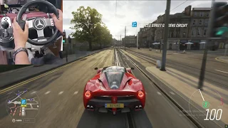 La Ferrari | London Street Drive | Forza Horizon 4 | gameplay | logitech g27