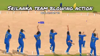 srilanka team blowing action in real cricket 24 iam sravan