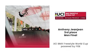 Anthony Jeanjean - 3rd place Men Final UCI BMX Freestyle World Cup Bazhong 2023