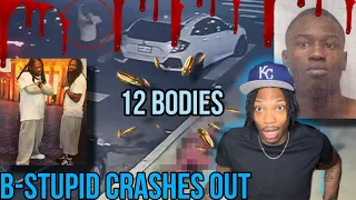 RAPPER B-STUPID KILLED 12 OPPS AND GETS AWAY DUE TO SCARED WITNESSES | CASHOUT REACTION