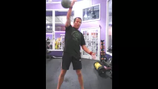 Bill Leber kettlebell snatch 24kg 7 minutes