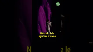 El MENSAJE de NICKI NICOLE a TRUENO en su SHOW