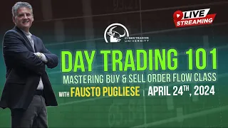 Fausto Pugliese's Tape Reading & Market Depth Class | April 24, 2024
