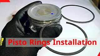 Piston & Rings l How to Install Piston Rings #reparing_show