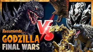 Resumiendo... GODZILLA FINAL WARS: Godzilla vs Todos Los Monstruos | Drey Dareptil