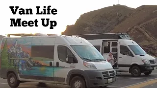 Van Life Meet Up - Another Volcano Adventure and Snow stares into a Crater of RED LAVA