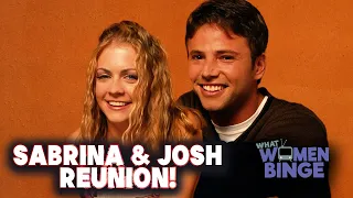 Magical Reunion: Sabrina and Josh Reunite from 'Sabrina the Teenage Witch' with David Lascher