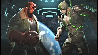 HARDEST MODE Hellboy VS Bane INJUSTICE 2 HARDEST BATTLE MATCH