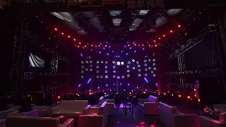 Polarlights Lighting show at  2019 Guangzhou Pro light and sound exhibition