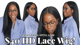 $40 Textured Banger! NEW Sensationnel PRE-CUT Butta Lace Wig UNIT 2 HD Lace Beginner Wig Install