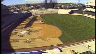 Coors Field construction