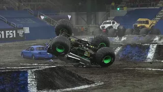 Monster Jam Fargo Highlights - Triple Threat Series West - Feb 2-3, 2018