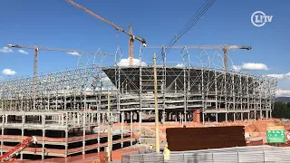 Veja o andamento das obras na Arena MRV, futura casa do Atlético-MG