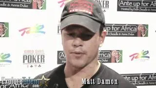 The Departed Matt Damon Interview Oceans 11Hereafter