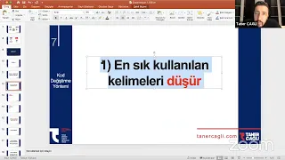 Taner Çağlı - İngilizce Düşünme Semineri