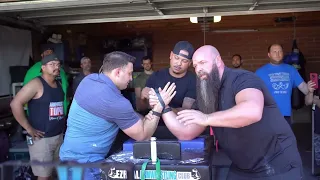 The Ultimate Arm Wrestling Showdown: Greg Brown vs Monster Michael Todd