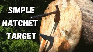 A quick Hatchet Target for Hatchet Throwing