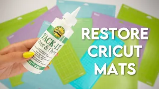 HOW TO CLEAN YOUR CRICUT MATS + RESTORING STICKINESS HACK! | DIYholic