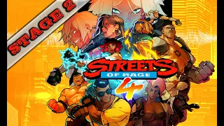 👊🔥STREET OF RAGE 4 - [ GAME PLAY - STAGE 2 ]2👊🔥