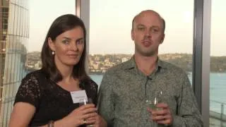 2014 ACA: Catherine Hewgill and Tim Nankervis at the launch event