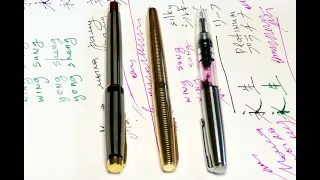 Перьевые ручки Wing Sung модели 235, 380, 601A. Fountain pen Wing Sung 235, 380, 601A.