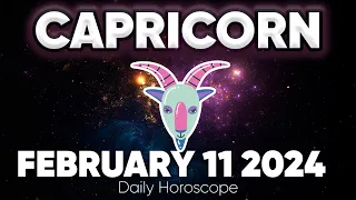𝐂𝐚𝐩𝐫𝐢𝐜𝐨𝐫𝐧 ♑ 🎁👀𝐁𝐄 𝐂𝐀𝐑𝐄𝐅𝐔𝐋 𝐖𝐈𝐓𝐇 𝐓𝐇𝐈𝐒 𝐆𝐈𝐅𝐓... 💣💥 𝐇𝐨𝐫𝐨𝐬𝐜𝐨𝐩𝐞 𝐟𝐨𝐫 𝐭𝐨𝐝𝐚𝐲 FEBRUARY 11 𝟐𝟎𝟐𝟒 🔮#tarot #zodiac