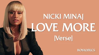 Nicki Minaj - Love More [Verse - Lyrics]