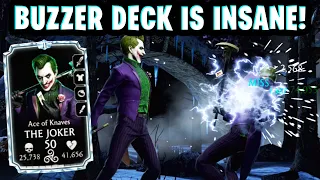 MK Mobile! Ace of Knaves Joker is Actually INSANE! Buzzer Deck Should be ILLEGAL!