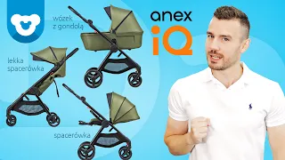 Anex iQ recenzja wózka od dawidam.pl • wózek dziecięcy 2w1 • lekka spacerówka