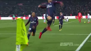 PSG 3 x Olimpique CAMPEONATO FRANCÊS 25/02/2018 MELHORES MOMENTOS