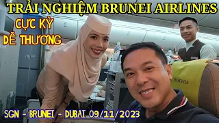 LẦN ĐẦU TRẢI NGHIỆM BAY HÃNG HÀNG KHÔNG ROYAL BRUNEI AIRLINES CỰC KỲ DỄ MẾN || Nick Nguyen