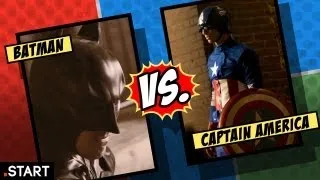 Ultimate Fan Fights - Batman vs. Captain America In Real Life - Ultimate Fan Fights Episode 1