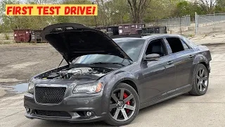 FIRST TEST DRIVE IN DEMON CHRYSLER 300! *THIS THING IS CRAZY*