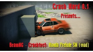 BeamNG - Crash Test:  Honda Prelude SN (mod)