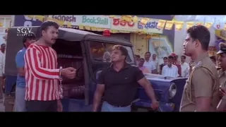 Darshan Beats Police For Arresting Him | Suntaragali Kannada Movie Part-5