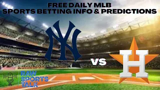 New York Yankees VS Houston Astros 6/23/22 FREE MLB Sports betting info & prediction