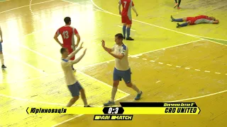 Огляд матчу I Юрінновація 1-4 CRO United І 30.01.2022 І Parimatch Перша Ліга Futsal