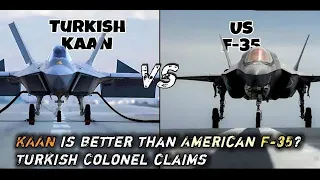 "Fighter Jet Showdown: Turkey's Kaan vs. USA's F-35: Power and Performance Comparison!"