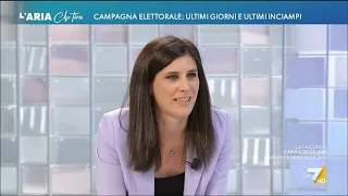 Chiara Appendino ospite a "L'Aria che Tira" La7 22/05/2024