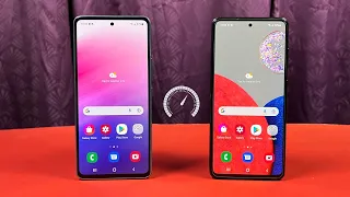 Samsung Galaxy A53 5G vs Galaxy A52s 5G -  SpeedTest & Comparison! (Exynos 1280 vs Snapdragon 778G)!